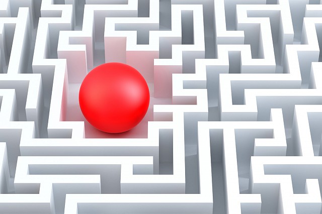 Ball in maze